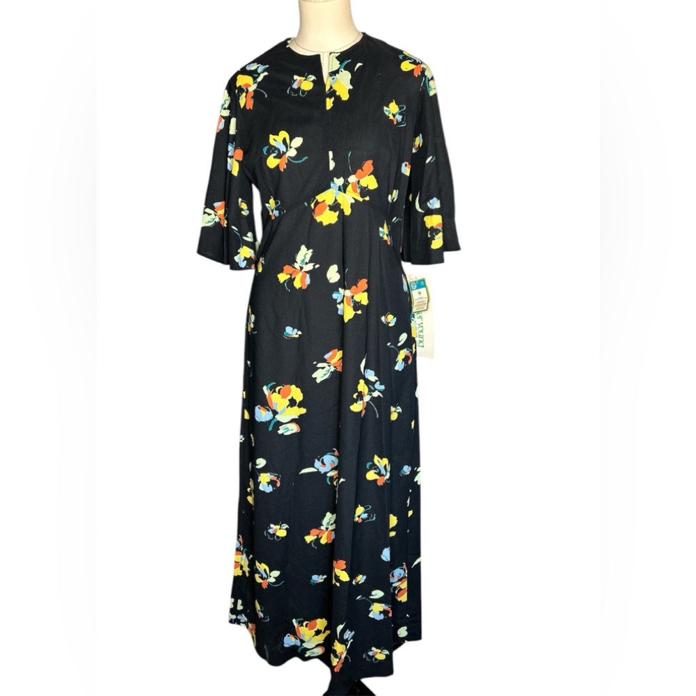 Vintage Deadstock Puritan Forever Young floral maxi dress